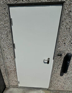 Stalen deur industrie